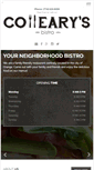 Mobile Screenshot of collearysbistroandbakery.com